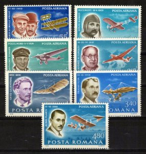 Romania C223-C229 MNH Air Post Aviation Planes Aircraft ZAYIX 0624S0501