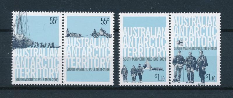 [74830] Australian Antarctic Territory 2009 South Magnetic Pole 2 Pairs MNH