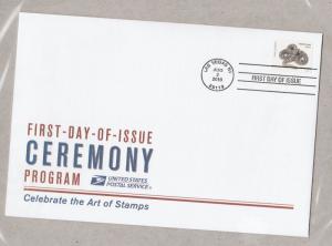 US 5116 Pets Corn Snakes Ceremony Program FDC 2016