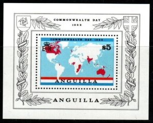 ANGUILLA SGMS548 1983 COMMONWEALTH DAY MNH