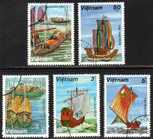 Vietnam, Democratic Republic Sc #1248-1252 Used