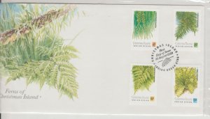 CHRISTMAS ISLAND   INDIAN OCEAN   NATURE/FLOWERS    FIRST DAY COVERS