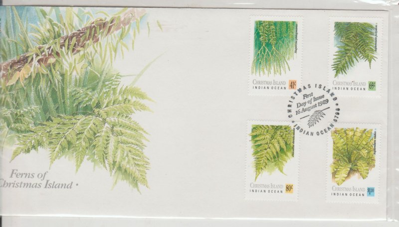 CHRISTMAS ISLAND   INDIAN OCEAN   NATURE/FLOWERS    FIRST DAY COVERS