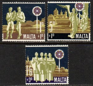 Malta Sc #B1-B3 Mint Hinged