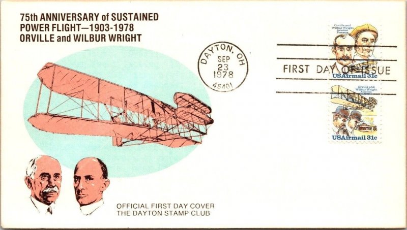 FDC 1978 SC #C92a Dayton Stamp Club - Dayton, Oh - Single - F61585