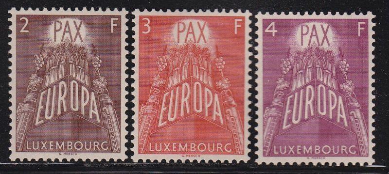 Luxembourg 329 - 331 set VF-OG-NH cv $ 78 ! see pic !