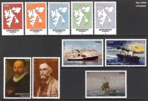 SVALBARD SPITSBERGEN 2020-2023 COMPLETE COLLECTION MNH LOCAL STAMPS (**OFFER**)