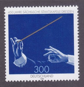 Germany 2022 MNH 1998 Saxony State Orchestra - Dresden 250th Anniversary