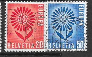 Switzerland #438-439  EUROPA  (U) CV $0.50