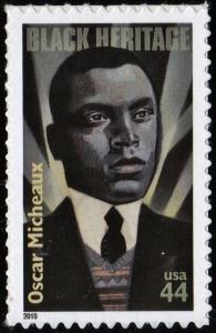 SC#4464 44¢ Oscar Micheaux Single (2010) SA