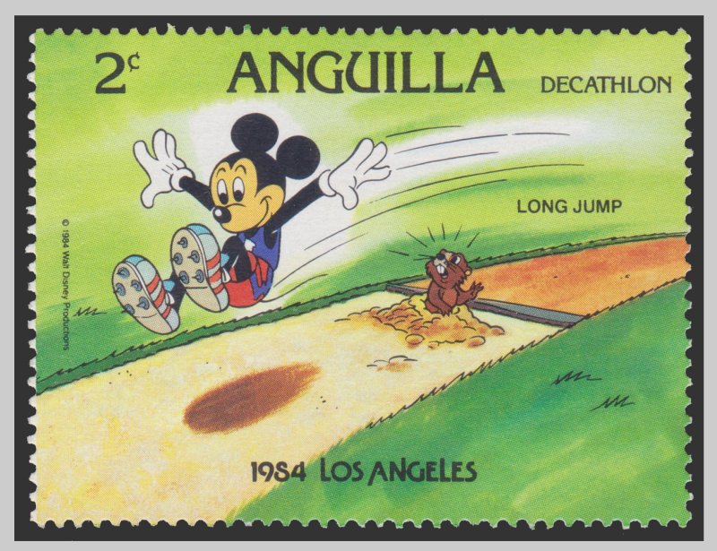 ANGUILLA ISLAND STAMP 1984 SCOTT # 560. UNUSED