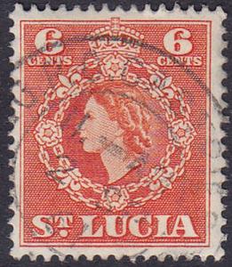 St Lucia 1953 SG177 Used