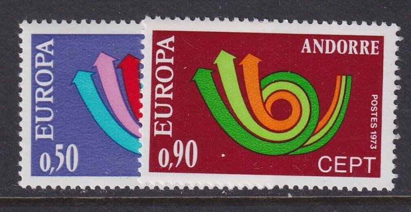 Andorra (French), Scott 219-220, MNH 