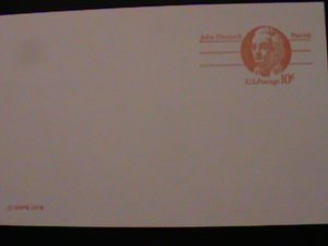 ​UNITED STATES-1978-VERY OLD-JOHN HANCOCK PATRIOT MNH-POST CARD-VERY FINE
