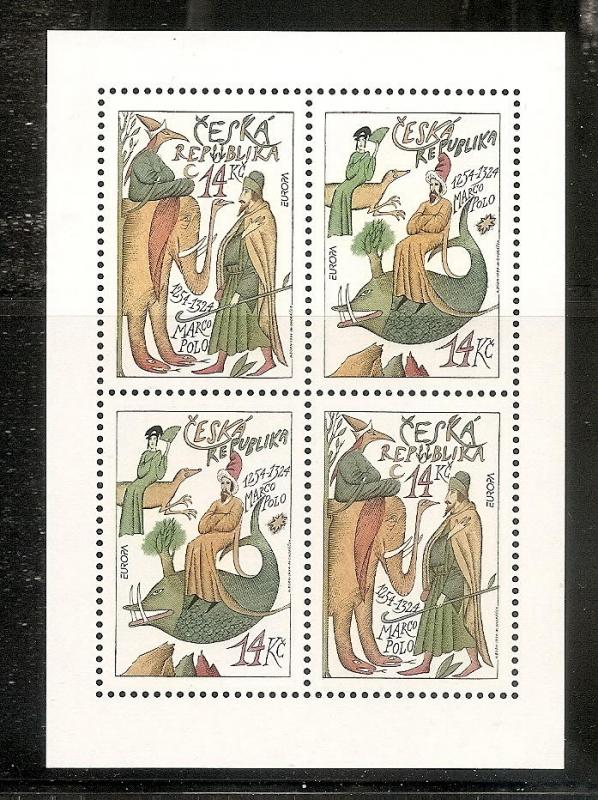 Czechoslovakia 2917a MNH 1994 Europa Sheet of 2