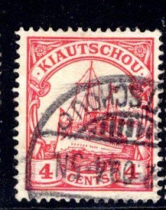 Kiautschou / Kiauchau #25,  Tsingtau index c cancel