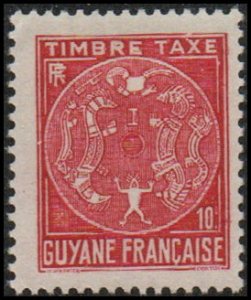 French Guiana J22 - Mint-H - 10c Coat of Arms (1947) (cv $0.35)