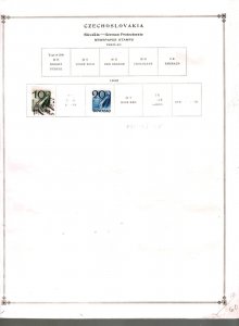 Collection,  Czechoslovakia Part M, Slovakia, 1940/1945, Cat $56, Mint & Used