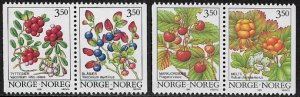 Norway #1086-9 MNH Set - Berries