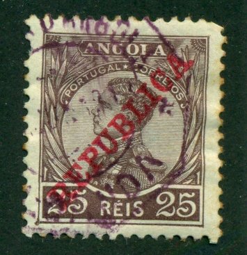 Angola 1912 #107 U SCV (2020) = $0.50