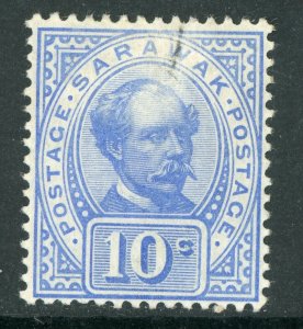 Sarawak 1899 Sir Charles Brooke 10¢ Ultra Sc #41 Mint X709 ⭐⭐⭐