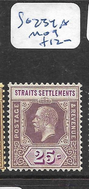 MALAYA STRAITS SETTLEMENTS  (PP0707B)  KGV   25C   SG 234A      MOG