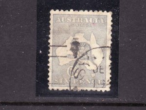 Australia-Sc#48-used-6p ultra Kangaroo-1915-24-