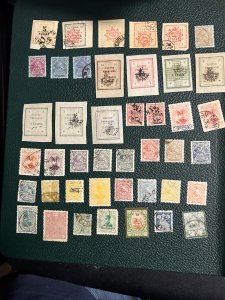 Iran lot of 43 used and mint hinged stamps