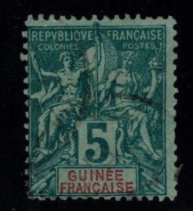 French Guinea Scott 4 Used  1892 Perf 14x13.5