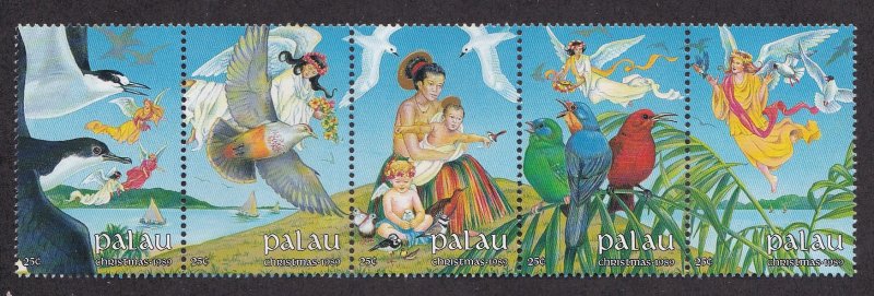 Palau # 226a, Christmas - Birds & Angels, NH, 1/2 Cat.