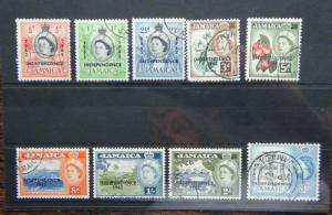 Jamaica 1963 - 64 set to 3s Fine Used SG205 - SG213