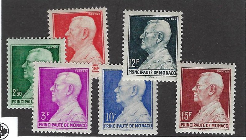 Monaco  SC#192-195, 226, 236 Mint VF SCV$19.80...Nice find!