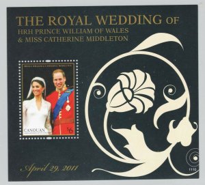 St Vincent-Canouan 2011 Royal Wedding S/S set NH