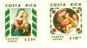 COSTA RICA C808-9 MNH CV $3.25 BIN $1.95