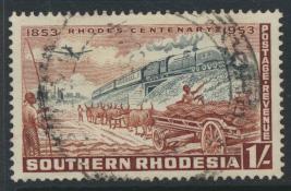 Southern Rhodesia  SG 75  SC# 78 Used / FU Centenary  Cecil Rhodes see details 