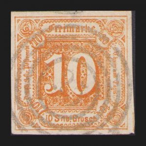 GERMAN STATES - THURN AND TAXIS 14 Northern District  Used Cancel # 35