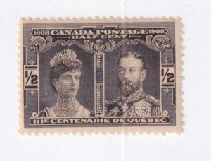 CANADA # 96 VF-MNH 1/2ct QUEBEC ISSUE CAT VALUE $45 A FAIR 20% OF CAT VALUE