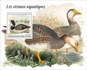 2024 04- GUINEA - WATER BIRDS           1V  complet set    MNH ** T