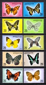 Korea - Scott #1004-1013 - MNH - SCV $17