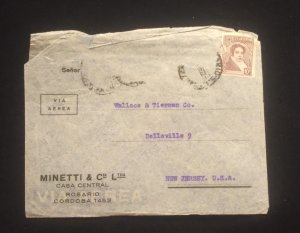 C) 1935. ARGENTINA. AIRMAIL ENVELOPE SENT TO USA. 2ND CHOICE