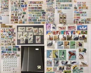 Birds Wildlife Fish Used+Mint Collection (Apx 380+Items) GM2376