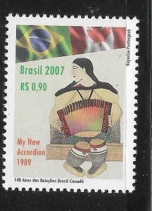 Brazil 2007 Diplomatic Relations Canada Sc 3020 MNH A2576