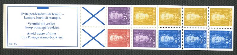 Netherlands Antilles-Scott's # 427a -Queen-Complete Booklet-MNH