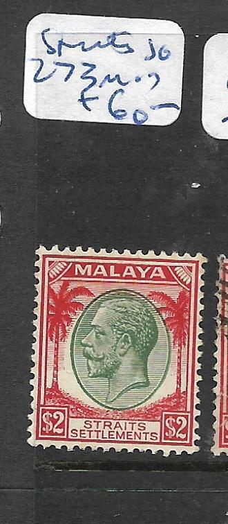 MALAYA STRAITS SETTLEMENTS  (P2605B) KGV  $2.00  SG 273   MOG