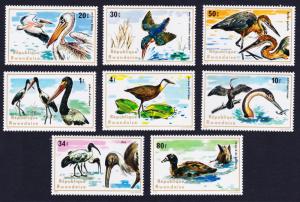 Rwanda Aquatic Birds 8v SG#660-667 MI#711A-718A SC#652-659 CV£10+