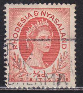 Rhodesia & Nyasaland 141 Queen Elizabeth II 1954