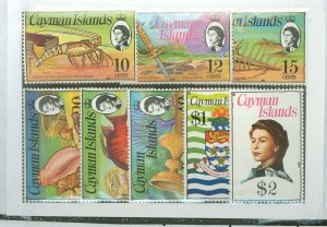 Cayman Islands #338-345  Single