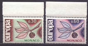 Monaco. 1965. 810-11. Europe. MNH. 