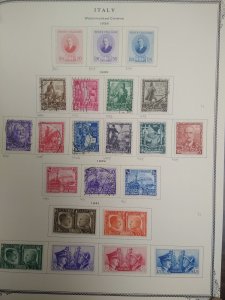 collection on pages Italy 1938-42 PS: CV $137