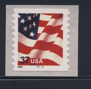 3633  MNH plate single B1111